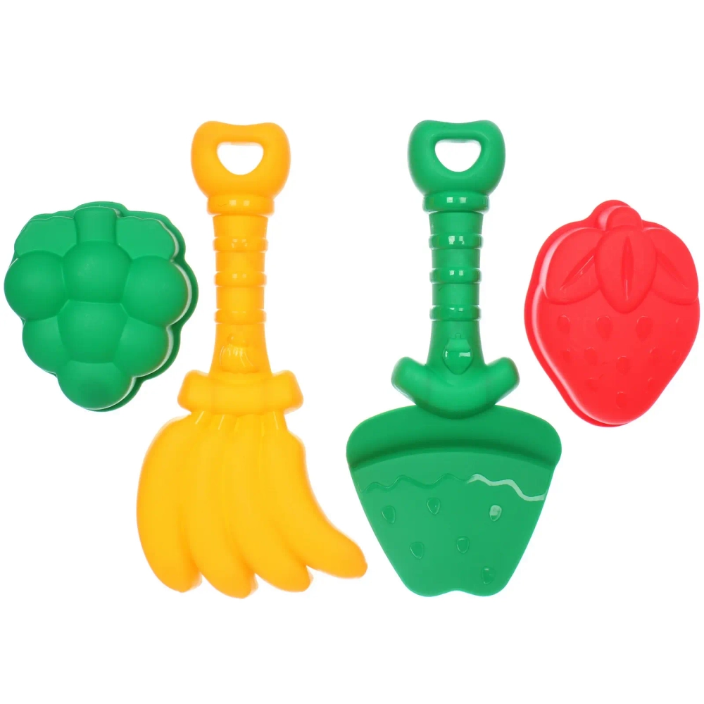 Набор для игры в песочнице «Фрукты», 20*11 см, 4 предмета