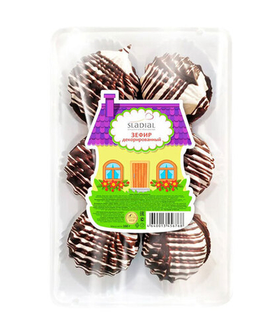 Зефир Сладиал Декорированный 160 г
