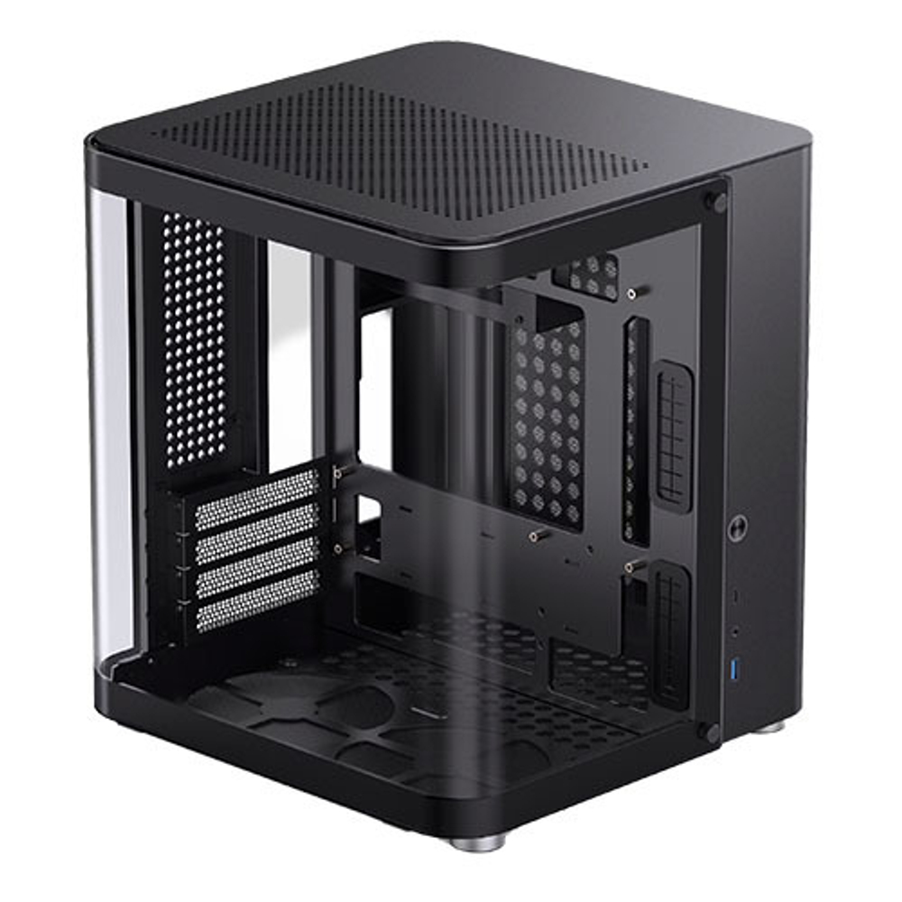 Корпус JONSBO TK-1, mini-ITX, micro-ATX, черный (без БП)
