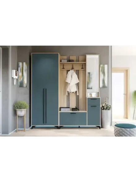 Прихожая с зеркалом Маренго 200х41,1х220