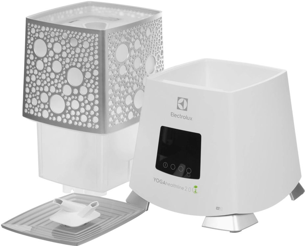 Увлажнитель воздуха ультразвуковой Electrolux EHU-3915D,  9.4л,  белый/серебристый