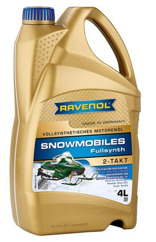 Масло Ravenol Snowmobiles Fullsynth 2-Takt синтетическое 4л