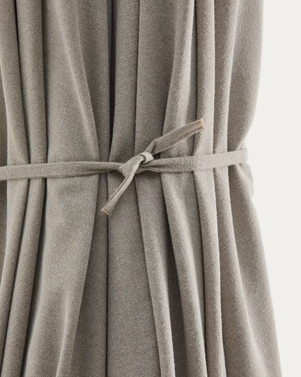 Бежевый зонт Milna с конструкцией из графитовой стали, диаметр 300 см