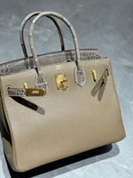 Сумка Hermes из кожи крокодила 30 см
