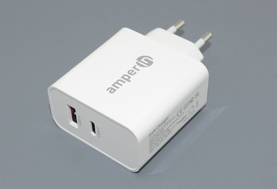 Блок питания (сетевой адаптер) Amperin USB-C (YDS-TC065-011PK) 65W, white
