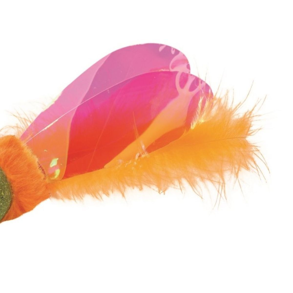 M-PETS Игрушка для кошек с кошачьей мятой CHARMY светлячок, цвет оранжевый