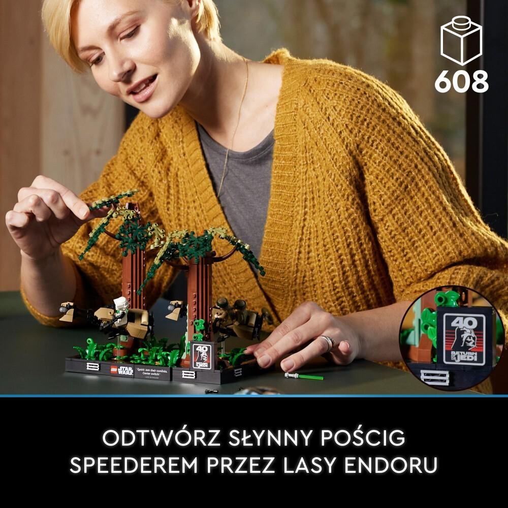 LEGO Star Wars — Диорама: Погоня на спидере через Эндор 75353