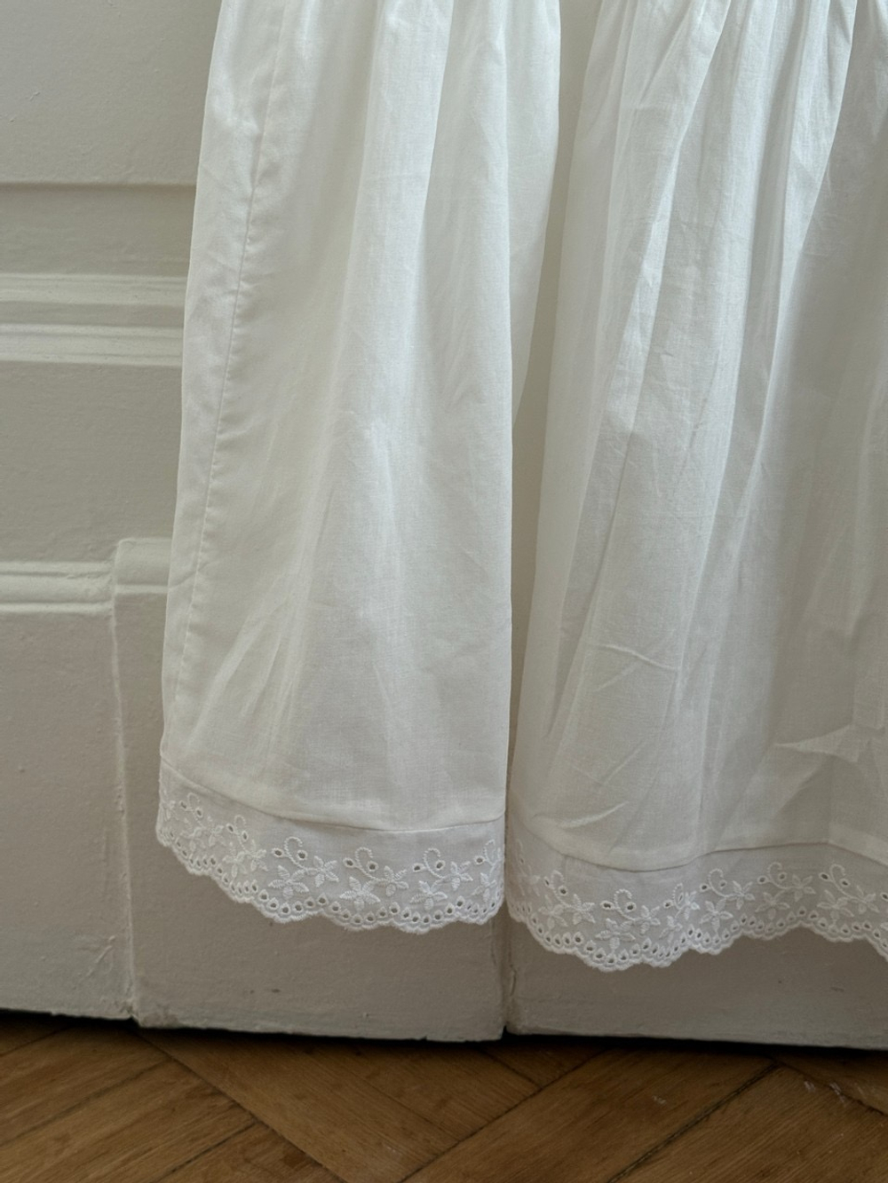 Подъюбник c рюшей, Айвори