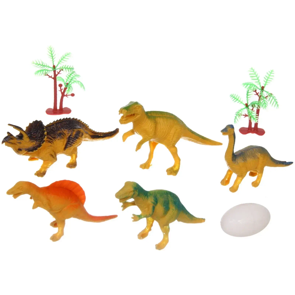 Набор динозавров «DinoWorld», 7 предметов, 19,5*23,5 см