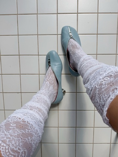 Туфли ZIPPER BLUE