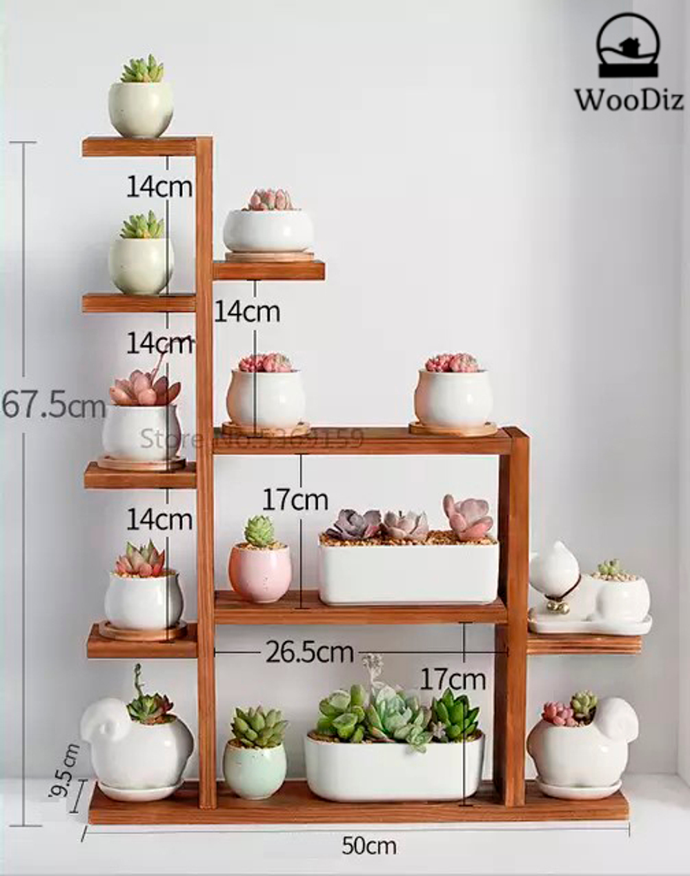 Цветочная подставка "flower shelf" 7