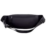 Сумка на пояс BRAUBERG RIO, два отделения, черная, 38х12х8см, 270822