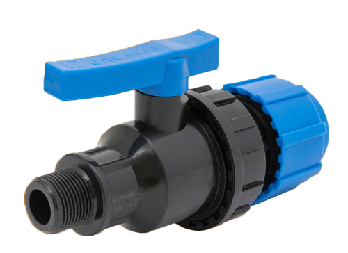 ПНД  Кран шаровой 63х2" нар.  ТПК-АКВА  (6/1шт)