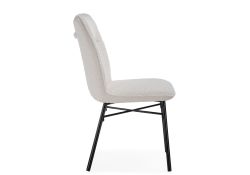 Стул на металлокаркасе Denis beige / black