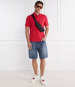 Поло ELBAS Napapijri - малиновый(NP0A4GDL)