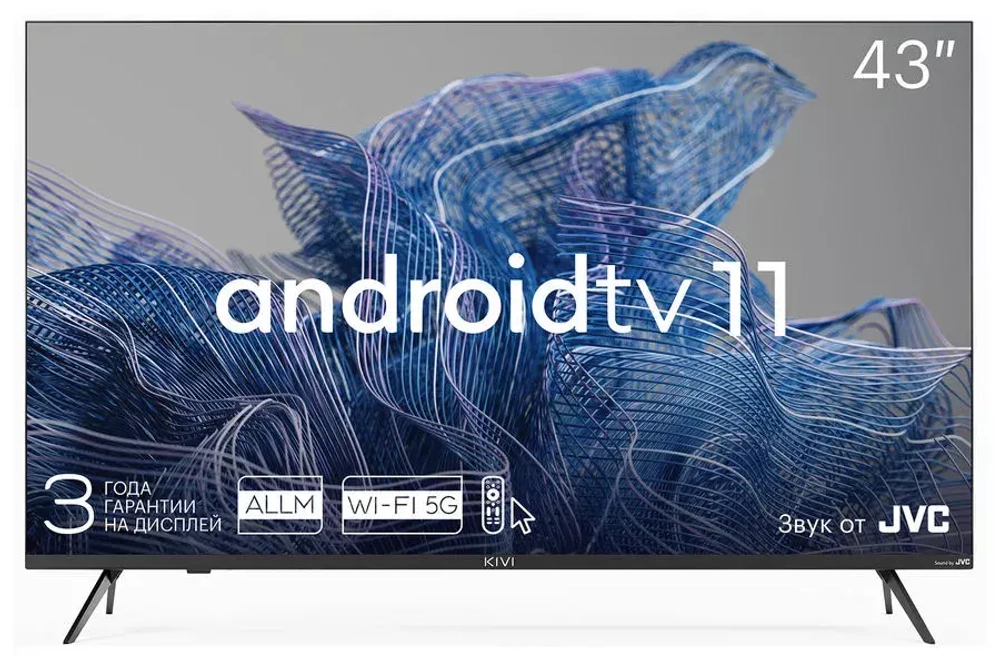 Телевизор Kivi 43" 43U750NB черный