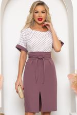 Платье "Неотразимая" (горох) П4146 LT Collection (Акция)