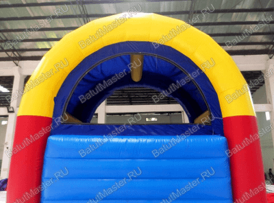 Коммерческий надувной батут "Синее море" с крышей