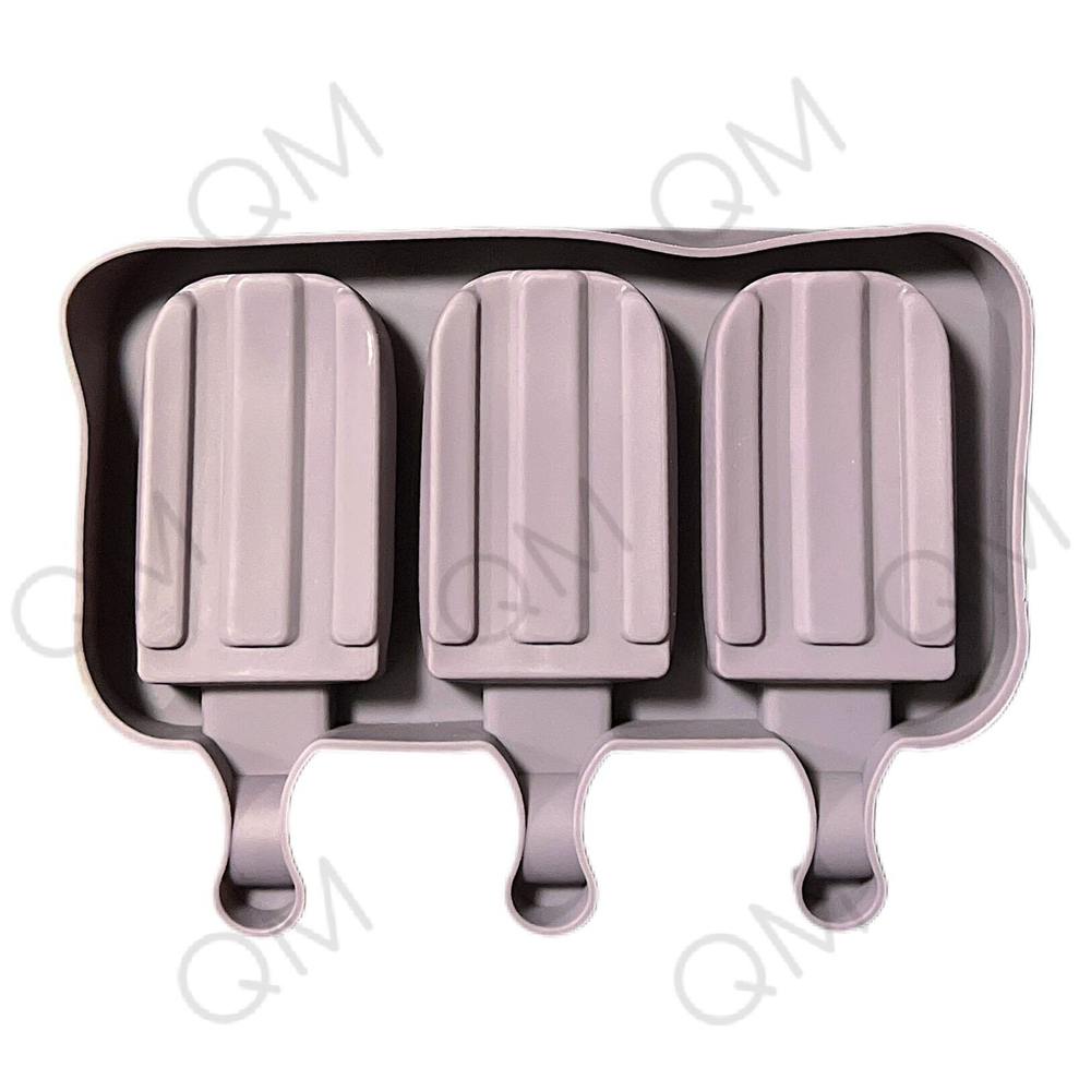 Форма для мороженого «Эскимо макси», 19,514,52,5 см, 3 ячейки (8,24,6 см), цвет МИКС