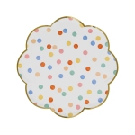 Тарелки большие с принтом “Цветные” 8 шт.