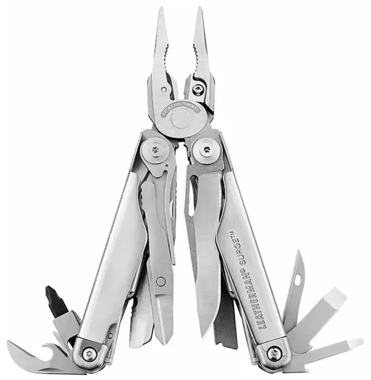 Leatherman мультитул surge, 21 функция, нейлоновый чехол