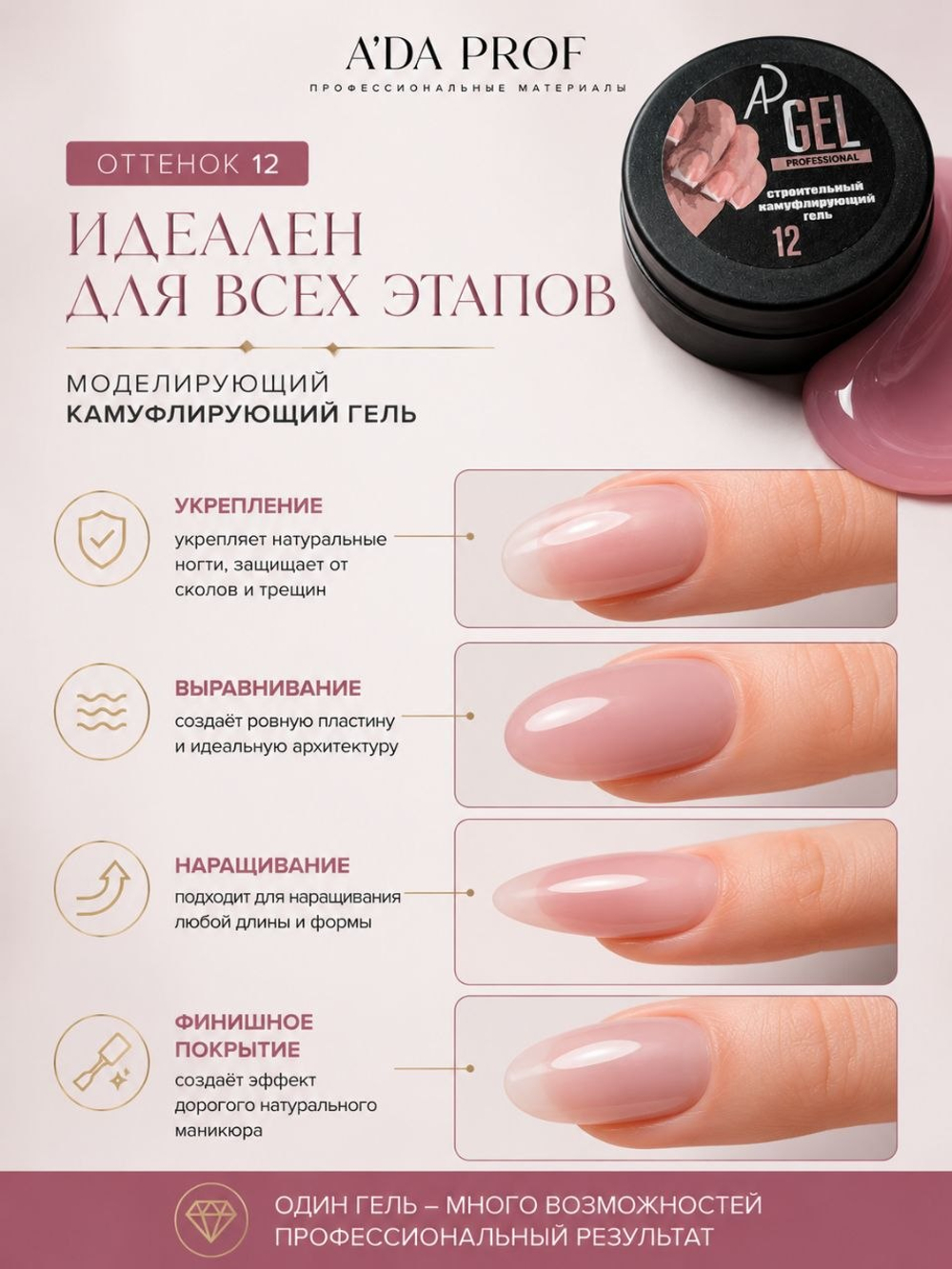 Камуфлирующий гель 15 гр 12