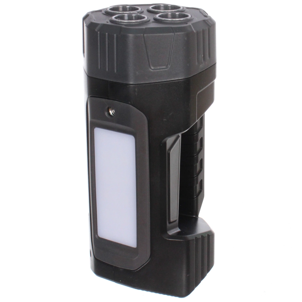 Фонарь ручной 6 режимов 4LED+COB, аккумуляторная батарея 1800mAh USB JB2680