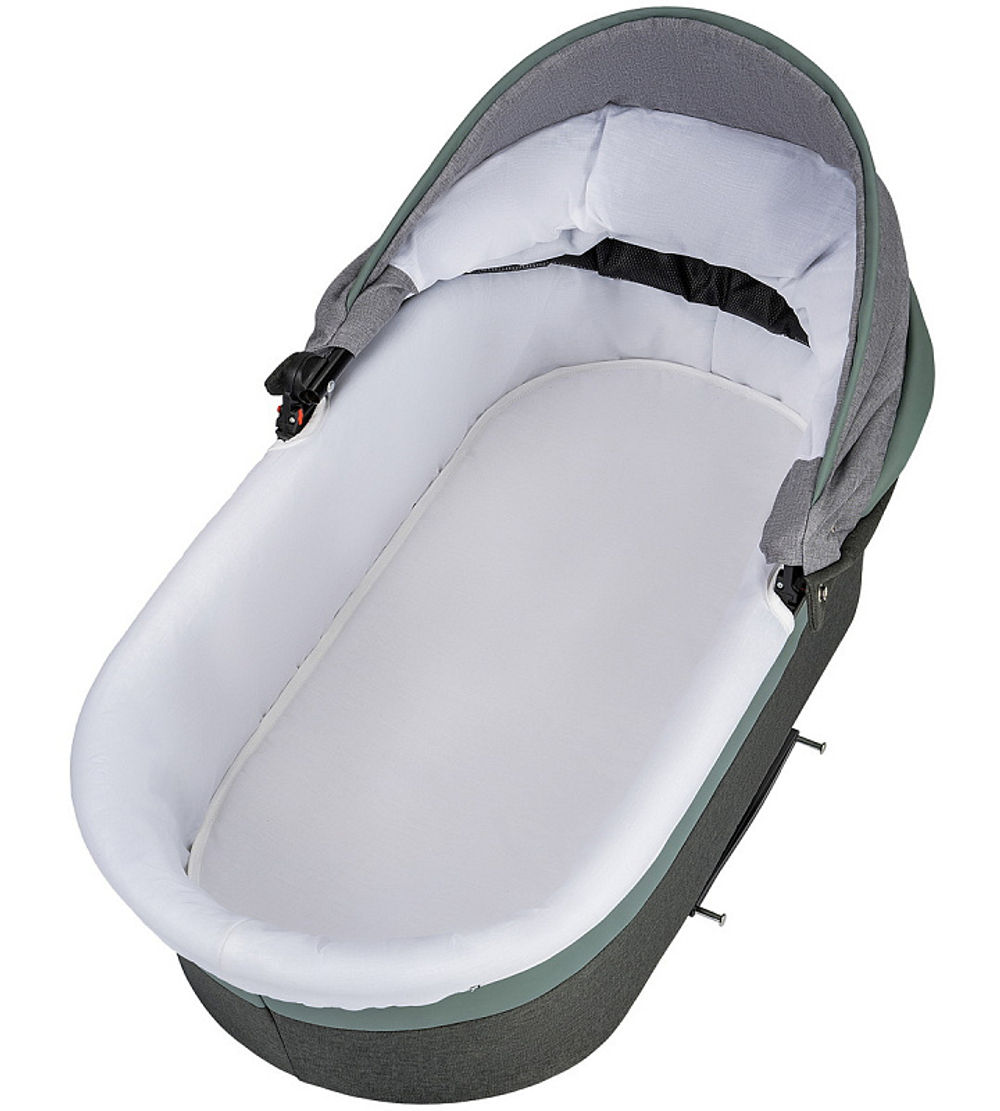 Детская коляска Alis Alvaro F 3 в 1 Al 10 т.серый+св.серый+шалфей кожа