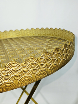 Столик складной Аладдин золотой