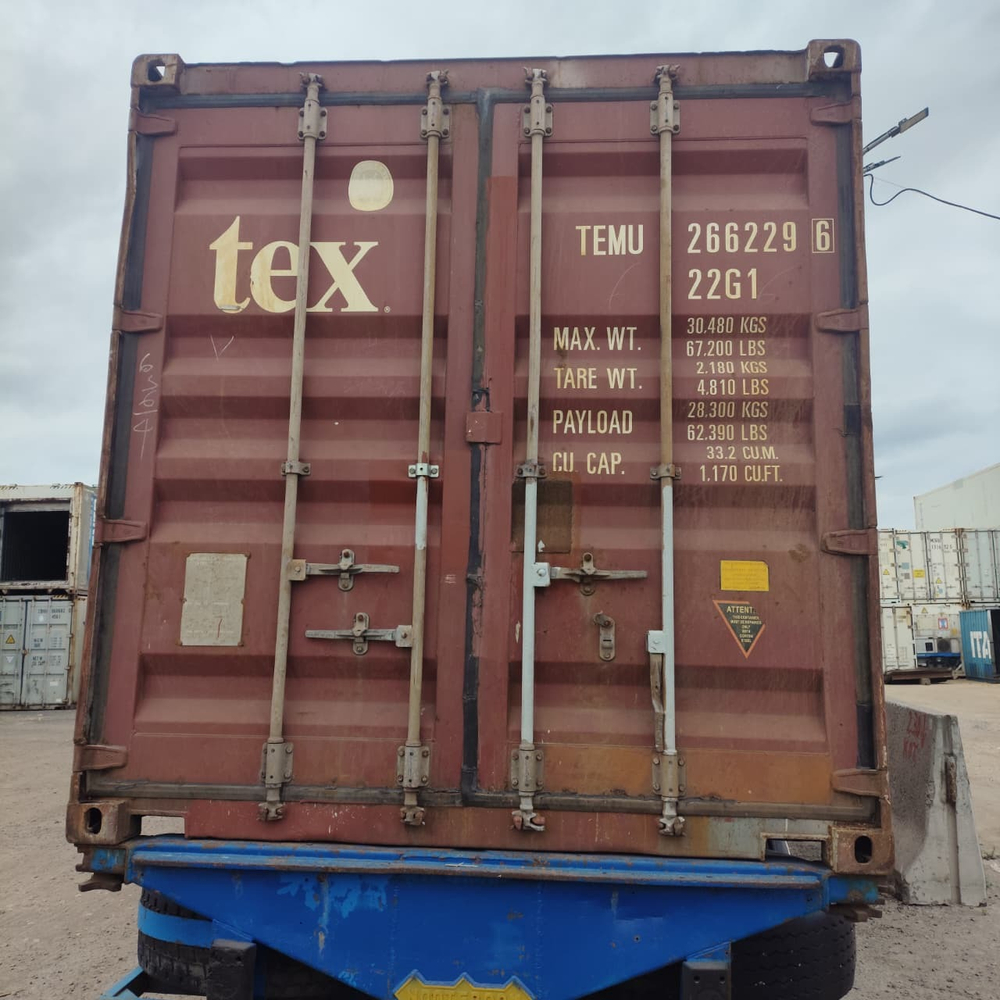 Контейнер 20 футов № TEMU2662296