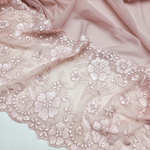 Вышивка на сетке ПУДРА, 18см