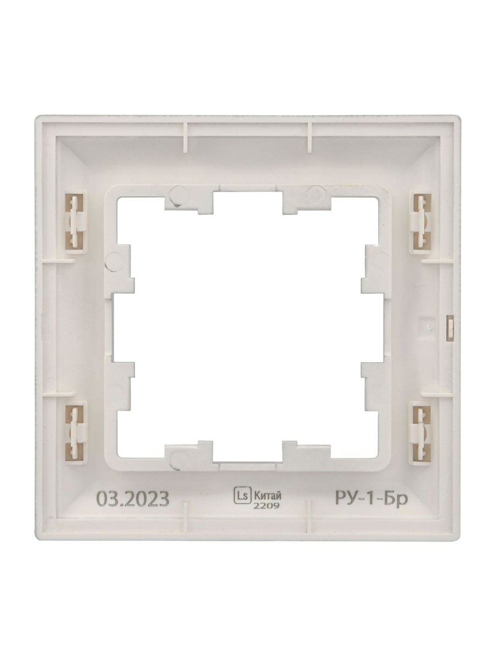 Рамка 1-м BRITE РУ-1-Бр алюм./алюм. IEK BR-M12-12-K47