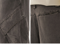 Брюки Nothomme Monterest Year of the Horse Limited Edition Vintage Washed Pleated Curved Cargo Pants