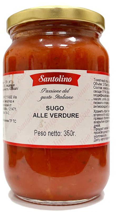Томатный соус Santolino с печеными овощами 0.370л