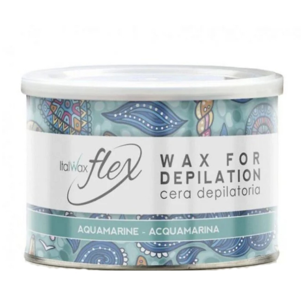 White Line/ItalWax Депилятор Воск банка 400мл Аквамарин (175037) *****