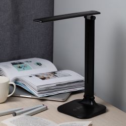 Настольный светильник ЭРА NLED-510-8W-BK светодиодный аккумуляторный черный