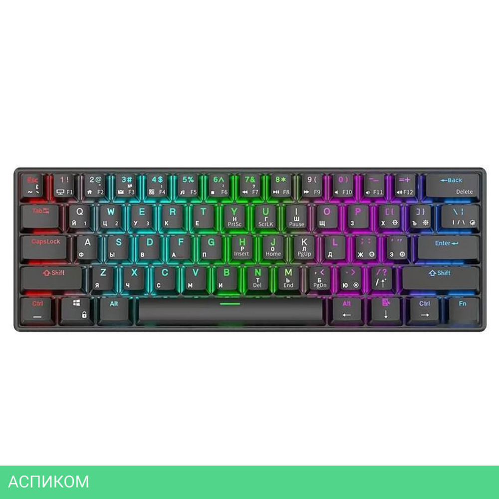 Клавиатура Royal Kludge RK61 Red switch/Black