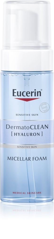 Eucerin мицеллярная очищающая пена для всех типов кожи, в том числе чувствительной DermatoClean