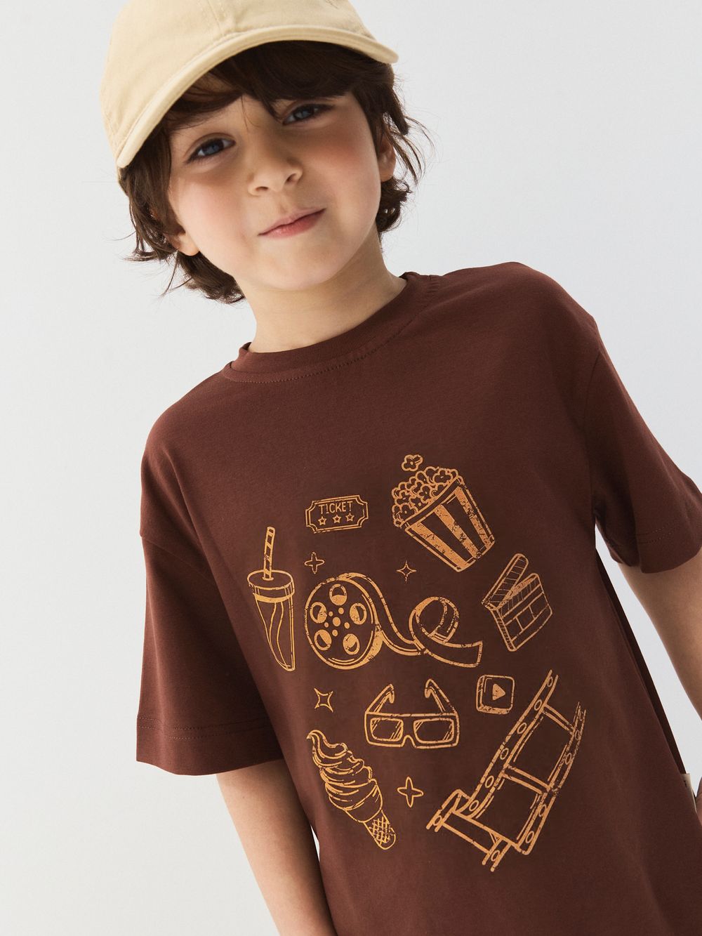 Футболка оверсайз "Шоколад"