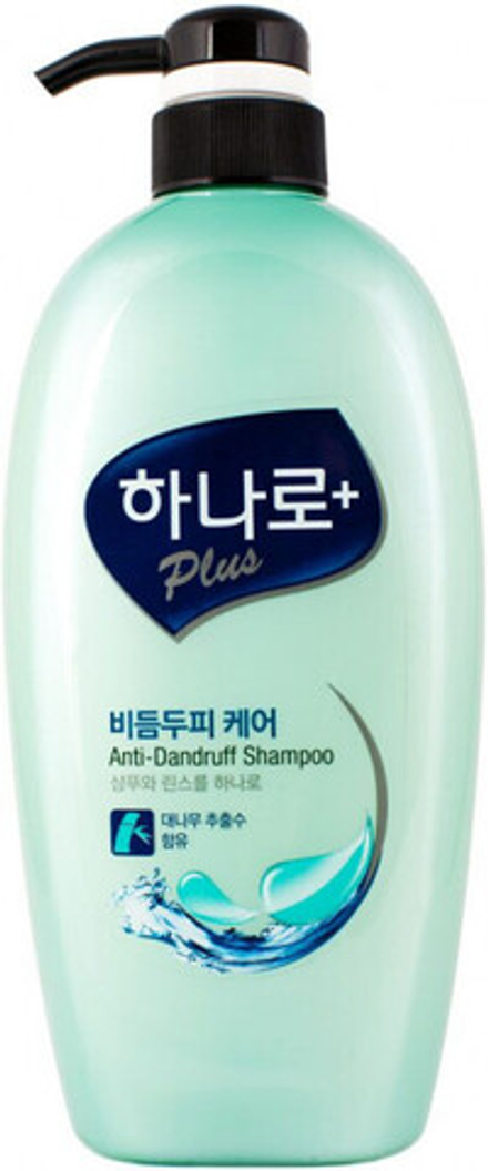 KeraSys Шампунь+кондиц. Ханаро Плюс Против Перхоти Сок бамбука, 680мл