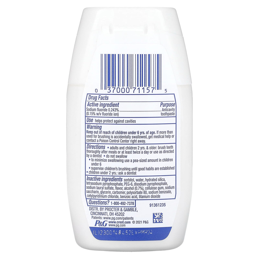 Crest, Complete Plus Scope, зубная паста с фтором, мятный свежий жидкий гель, 130 г (4,6 унции)