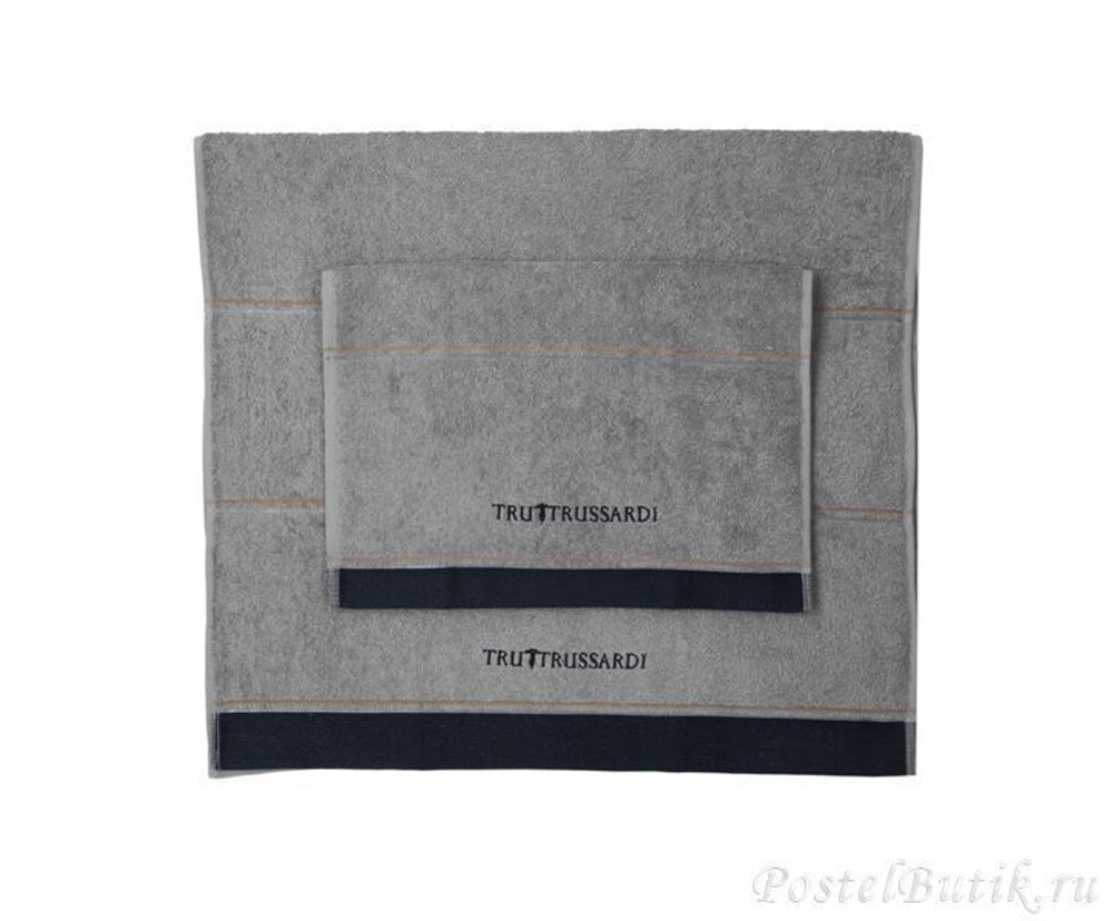 Набор полотенец 2 шт Trussardi Continent серый