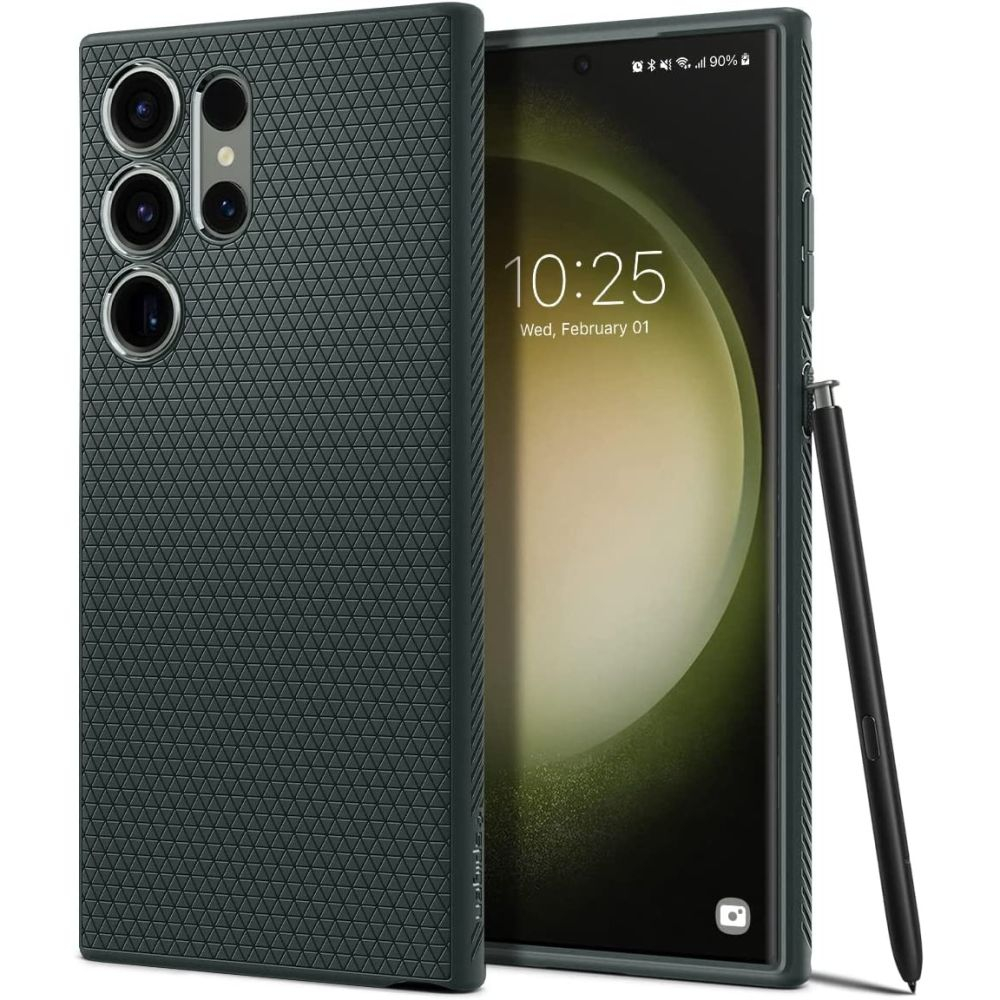 Чехол Spigen LIQUID AIR GALAXY S23 ULTRA ABYSS GREEN