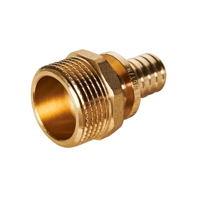 Переход на наружную резьбу ROMMER - 16 x 3/4" (для трубы из сшитого полиэтилена)