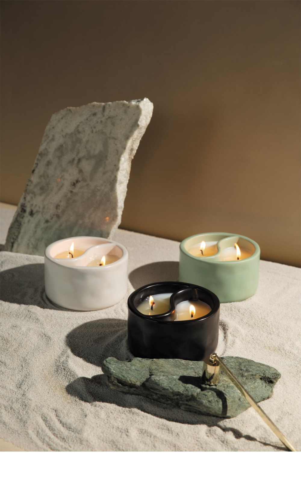 Paddywax Yin & Yang Sea Moss & Sage - ароматическая свеча /   311  g  / GTIN 647658031835