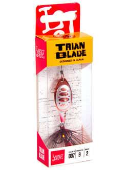 Блесна вращающаяся Lucky John TRIAN BLADE ROUND 09.0г 007
