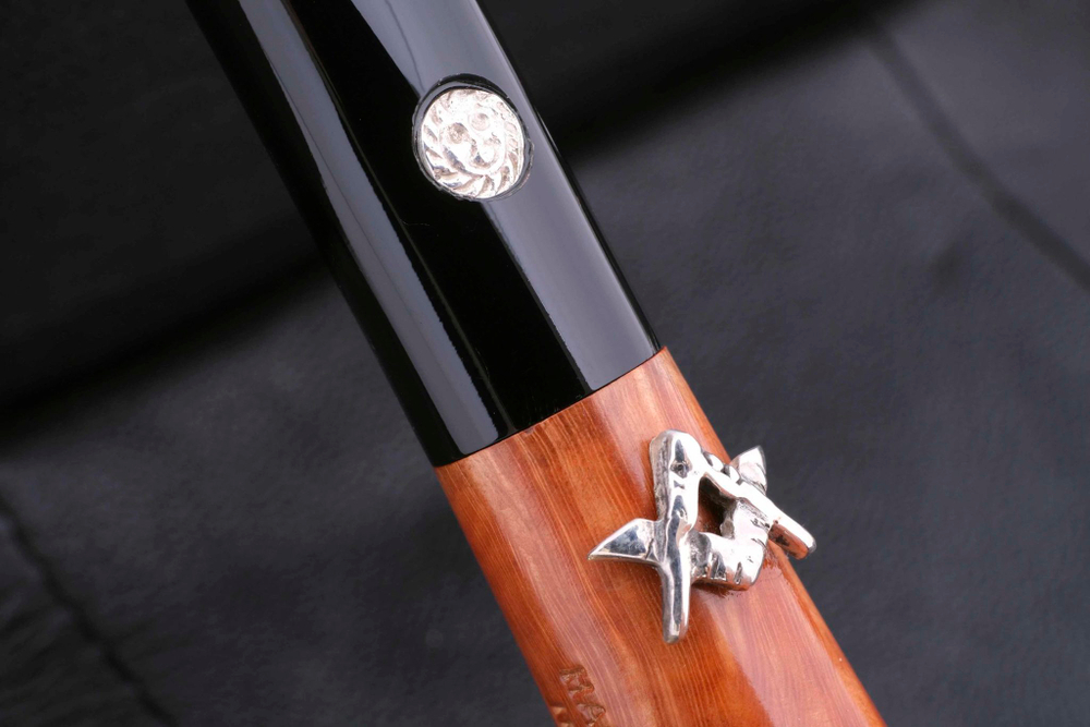 Курительная трубка Mastro De Paja Massonico Rustic M951-2