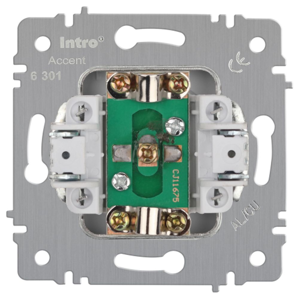 Розетка Intro Accent 6-301-01 TV одиночная, IP20, СУ, белый