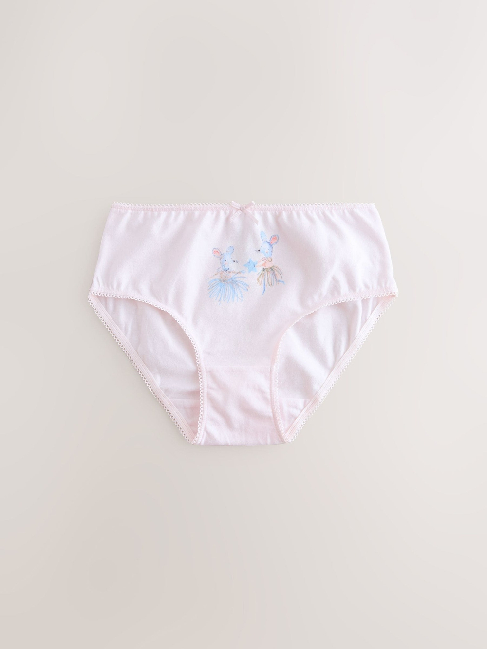 Трусы для девочки Next E87-090, 10 шт., Белый, Голубой