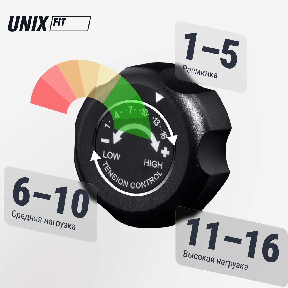 Гребной тренажер UNIX Fit Techno Rower 410